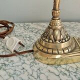 Art Deco style lamp in gilded bronze