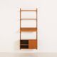 Poul Cadovius teak wall unit with expository shelf for Cado, Denmark 1960s