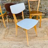 Set of 8 mismatched chairs