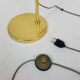 Articulated floor lamp light vintage brass gold Deknudt