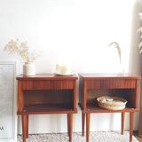 Pair of bedside tables circa 1960