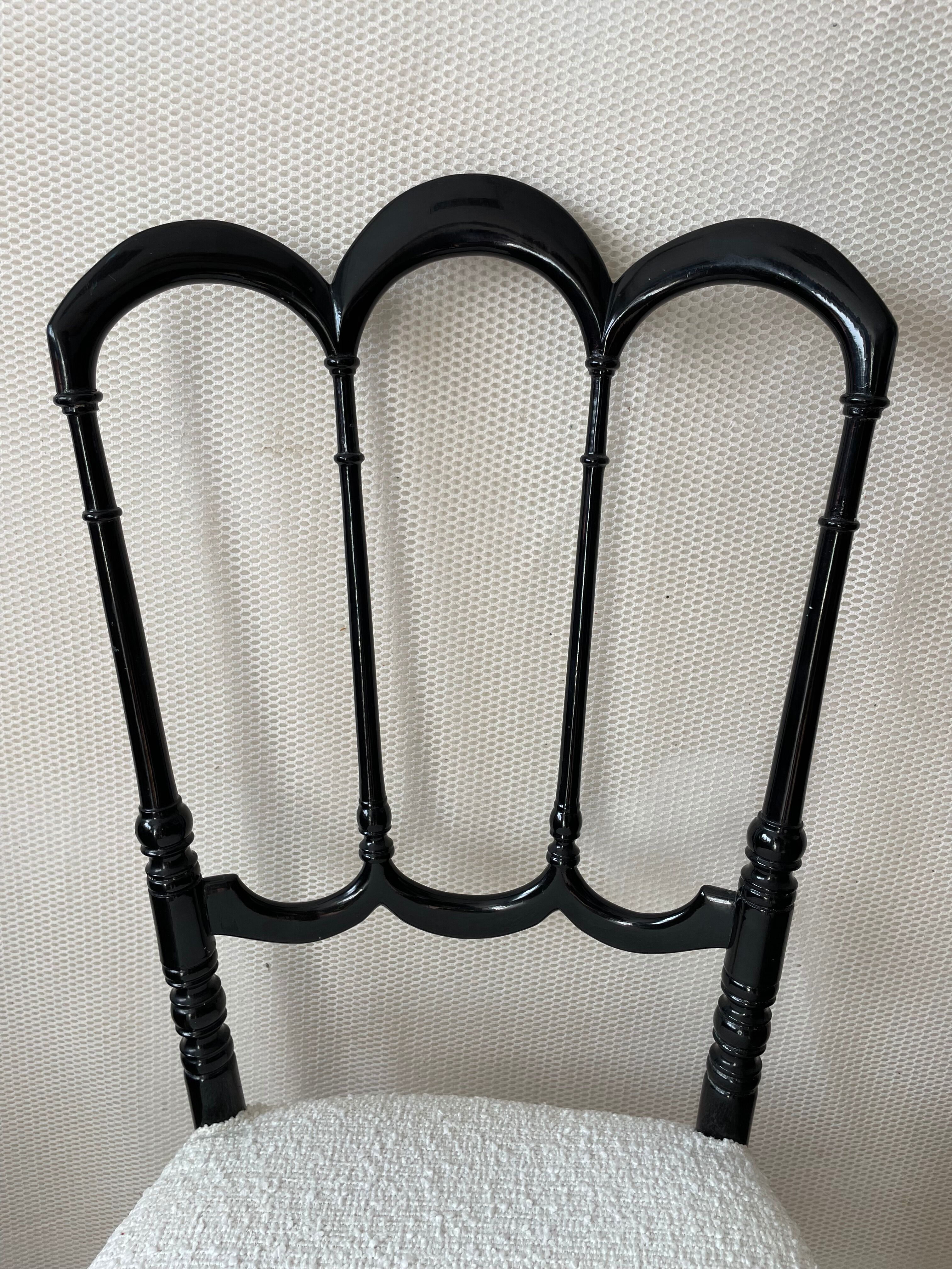 Chair Napoleon black chiavari Gessef