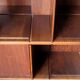 Gianfranco Frattini for Bernini italian wood leather swivel bookcase 1960s