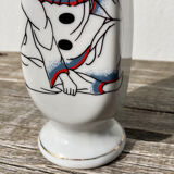 Small white Pierrot vase