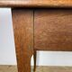 One drawer desk in solid oak 1900