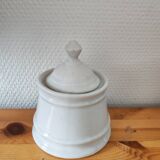 White porcelain sugar bowl