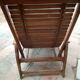 Chaise longue étirable en teck
