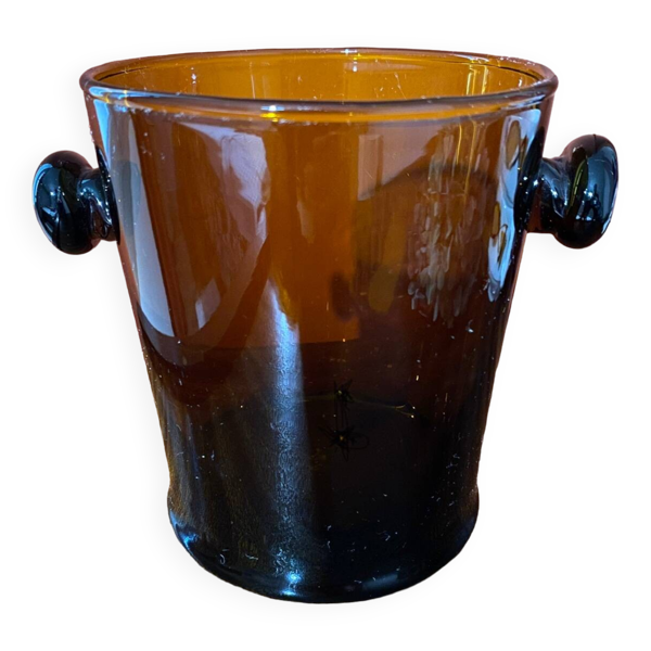 Seau à glaçons ambré