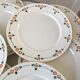 Set of 11 dessert plates Badonviller 30s
