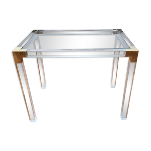 Table d'appoint en plexiglas et