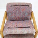 1970s Pair of Beech Armchairs and Coffee Table  by TON, Czechoslovakia