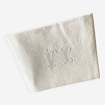 VI monogram napkin