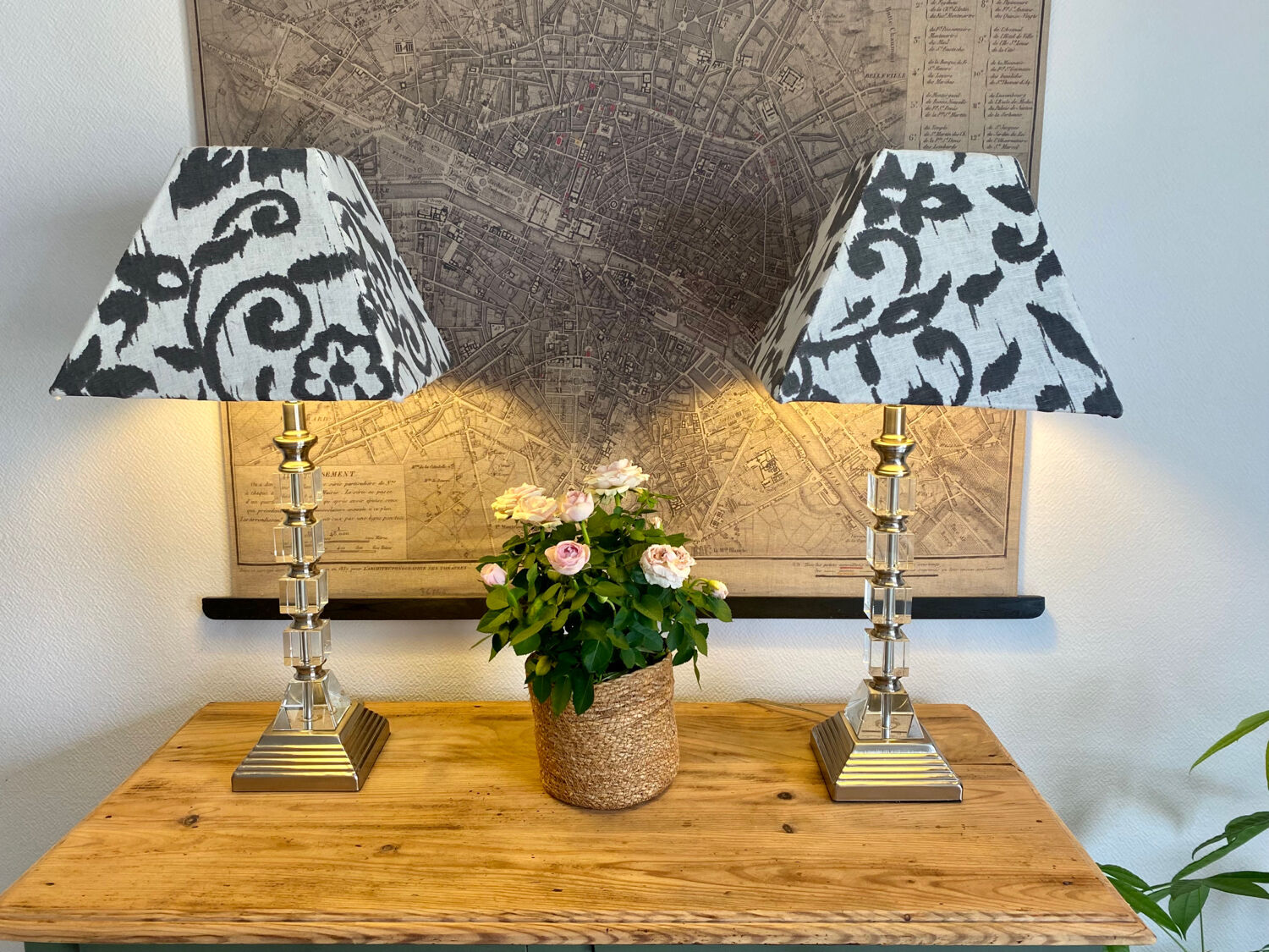 Set of 2 Art Deco style lamps