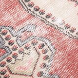 4x7 madallion faded oushak rug, 220x132cm