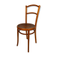 J&J Kohn bistro chair with decorated seat
