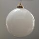 Suspension walkman old opaline white globe spirit night light 1930 Art Deco TBE Ø 13 cm