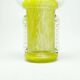 Vase postmoderne, verre jaune, Pologne, années 1970