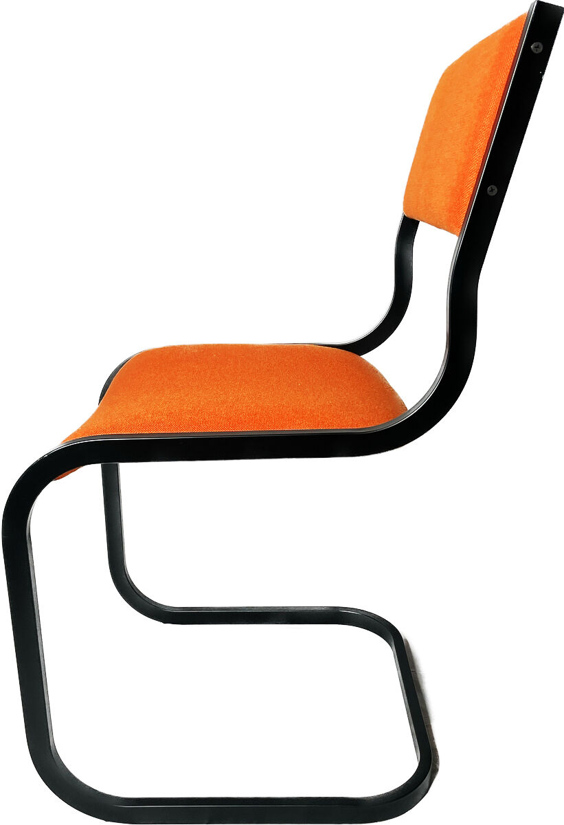 2 retro chairs with sled legs - vintage
