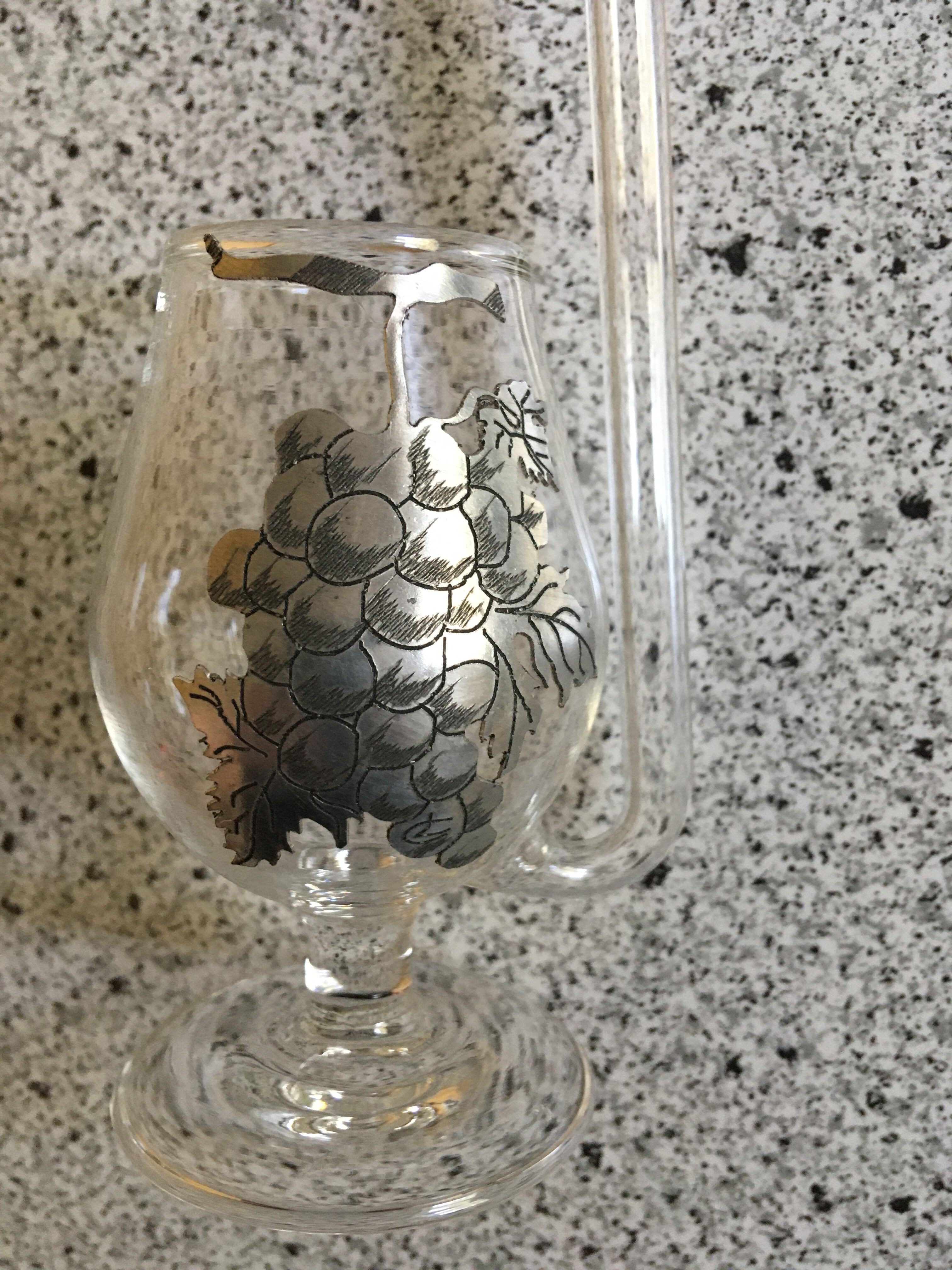 Glass pipe in Cognac and Armagnac