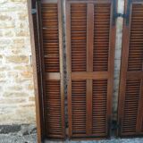 Oak shutters