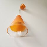 Orange glass pendant