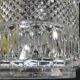 Champagne bucket cut glass