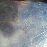 Silver-plated metal tray, US Navy