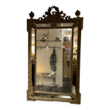 Large beaded mirror 19th