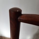 Set of 5 faux bamboo style chairs