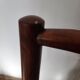 Lot de 5 chaises style faux bambou
