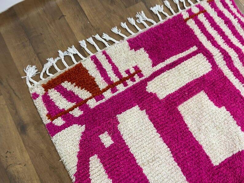 Authentic handmade Moroccan rug size 1.5/3 m