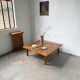 1940 marquetry oak coffee table