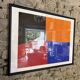 Sérigraphie « Trèfle à quatre feuilles » par E. Mether-Borgström, 1985