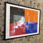 Silkscreen "Four-Leaf Clover" by E. Mether-Borgström, 1985