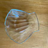 Set of 6 pyrex glass scallops