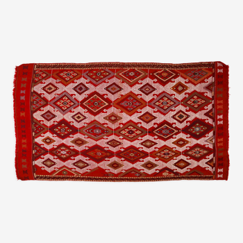 Anatolian handmade kilim rug 266 cm x 172 cm