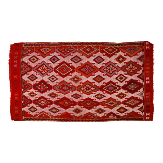 Anatolian handmade kilim rug 266 cm x 172 cm