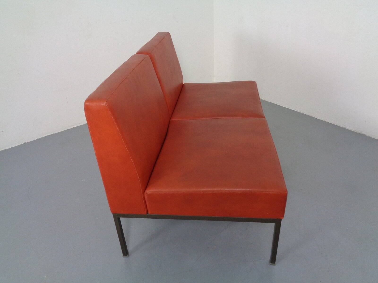 Minimalist 2-Seater and 3-Seater Bench, Germany, 1960s, Set of 2
