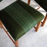 6 Danish Brutalist Dining Chairs