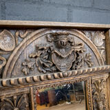 Italian Oak mirror handicraft