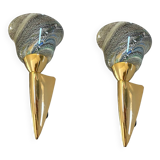 Venetian Art Murano Glass Sconces Set of 2