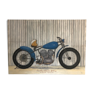 Motorcycle 91 x 65 cm