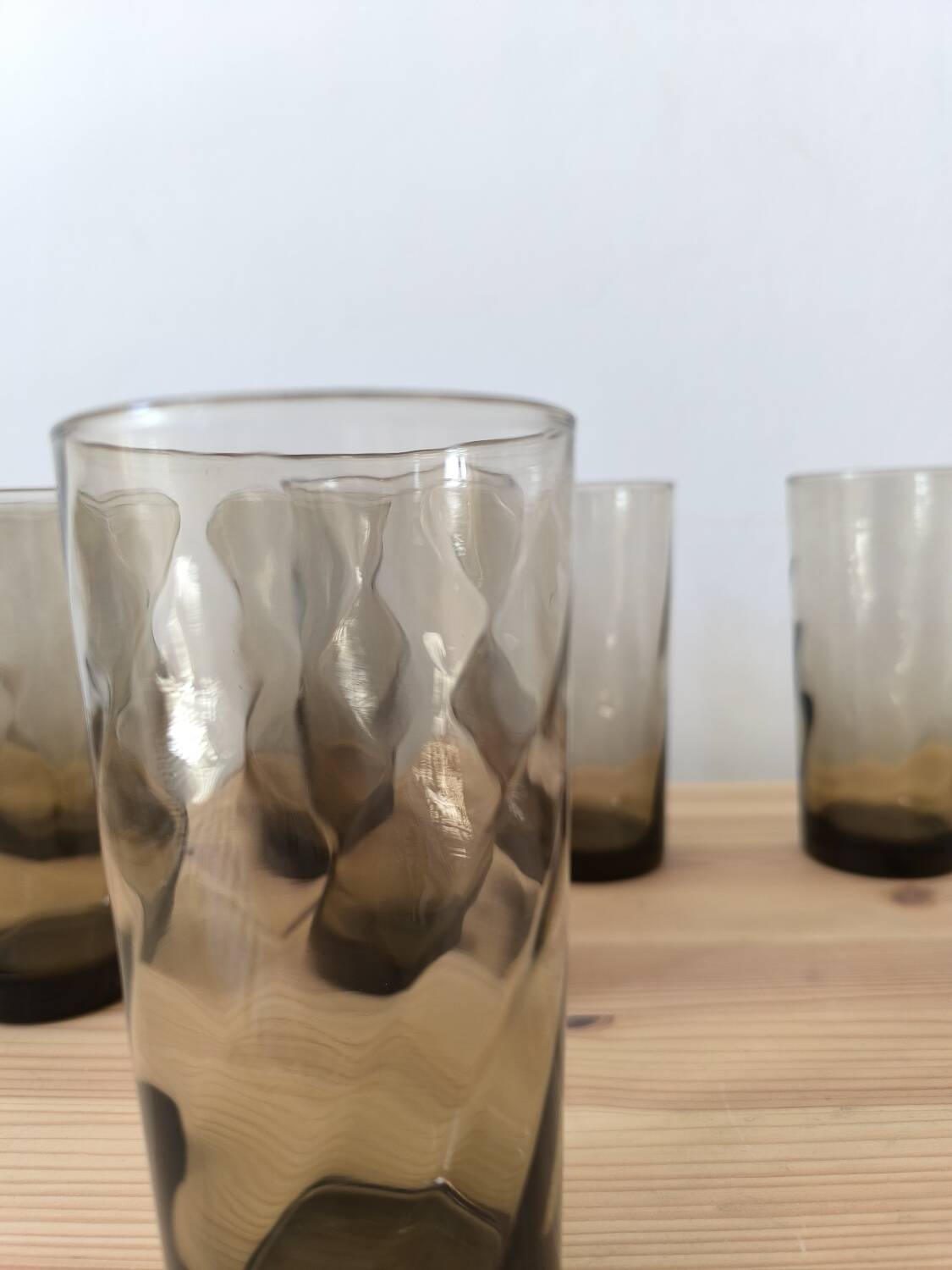 Set de 8 verres à sirop duralex 1970