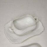 19th century Limoges Pouyat porcelain gravy boat