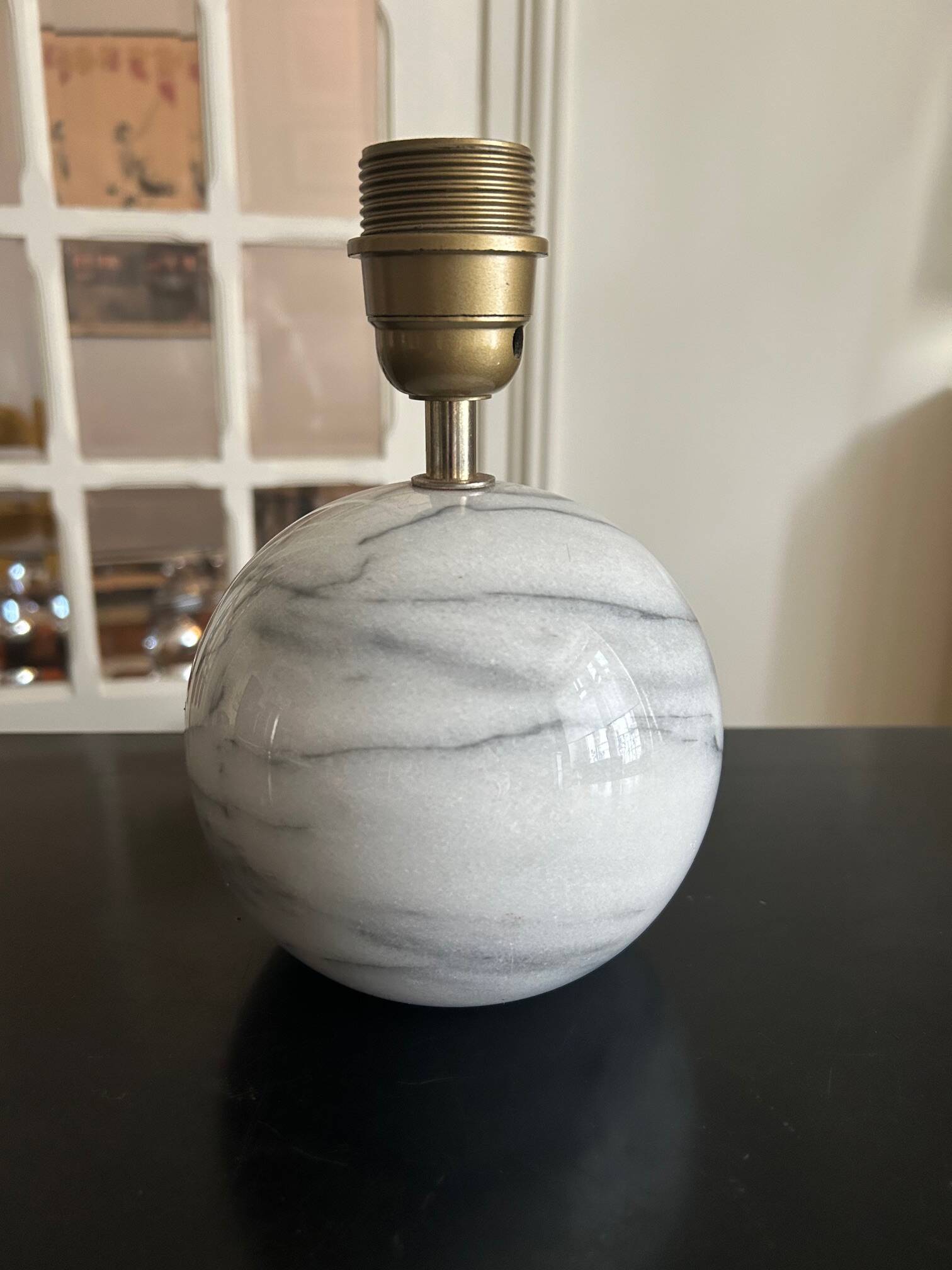 70s marble lamp
