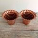 Duo of cache copper pots