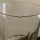 8 old blown glasses, with cut sides, Mirabeau model from Baccarat