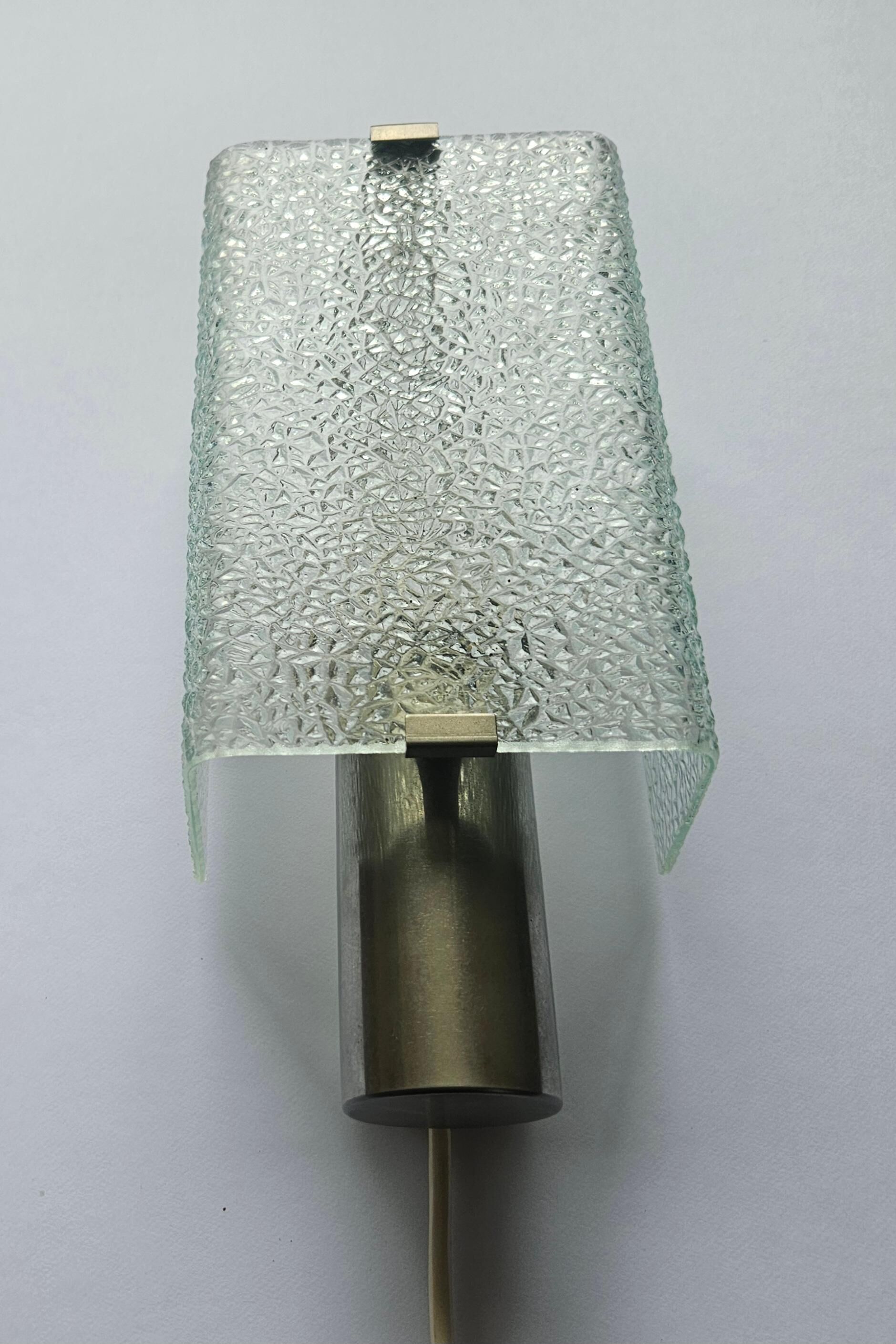 Rare Mid-Century Wall Lamp in the Style of Kalmar, Germany, 1970s