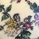 Vintage fiberglass floral pattern