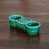 Salière céramique tressée Vallauris, 1950